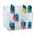 Azar Displays – Présentoir de cosmétiques, 12 larg. x 10,5 haut. x 8,5 prof. (po) (222883)-Fabriqué en acrylique moulé