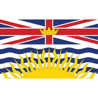 Drapeau provincial, Colombie-Britannique, 36 x 60 po-Drapeau rectangulaire de 36 x 60 po