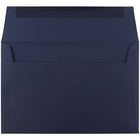 JAM Paper Enveloppes A9 nuances foncées, bleu marine, 250/paquet-Intérieur vierge où écrire un mot personnalisé