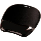 Fellowes tapis de souris - repose poignets Gel Crystal, noir-Wrist support conforms to your wrist and redistributes pressure points