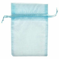 JAM Paper - Sacs transparents - Petit - 4 x 5 1/2 - Bleu bébé - Vrac 96 sacs/boîte-Couleur : petit sac transparent bleu bébé.