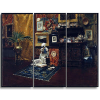 Designart – Toile imprimée de William Merritt « Studio Interior » (PT5014-3P)-Impression