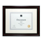 Kiera Grace – Cadre pour document Lucy, 11 x 14 po, encadré de 8,5 x 11 po, brun foncé, perlage doré, 8/paquet (PH43820-1MC)-11 x 14 po, encadré pour document de 8,5 x 11 po (ouverture de l’encadrement : 8 x 10,5 po)