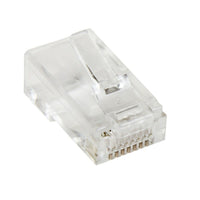 StarTech  Connecteur modulaire à prise RJ45 pour câble toronné Cat5e, paquet de 50-Paquet de 50 pratique pour des champs de connecteurs de catégorie 5e