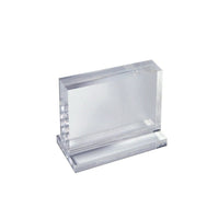 Bloc acrylique horizont. sur base acrylique, 7x-1
