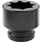 Gray Tools – Prise de 1 5/8 x 1 (po) à 8 pans, longueur standard, douille à choc-Taille : 1 5/8 po