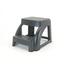 Marchepied Mistral 2 Marche Ultra Sécuritaire - 13" H x 15.625" L x 18.5" P - Noir-Marchpieds deux marches