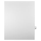 Markmaker - Intercalaires imprimes Legal, Blanc, 1/25th coupe, format lettre, sans trous, 25 tabs/PQT, 5 PQT/Boite, Numero 93-Intercalaires imprimes Legal