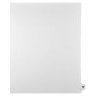 Markmaker - Intercalaires imprimes Legal, Blanc, 1/15th coupe, format lettre, sans trous, 25 tabs/PQT, 5 PQT/Boite, Numero 120-Intercalaires imprimes Legal