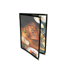 Futech, support de menu à 4 vues, BLK 8-1 / 2 "lx 11" h, noir, 10 / paquet-Couleur de garniture: noir