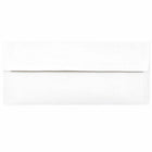 JAM Paper #10 Enveloppes d'aluminium doublées - 4,125" x 9,5" - Blanc avec feuille rouge - Paquet de 50-Taille : #10 (4,13 x 9,5 pouces)