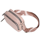 Nicci - Sac à bandoulière avec rabat sur le devant - Rose-Poche extérieure zippée sur le devant