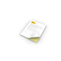 Xerox - Papier autocopiant 2 épaisseurs Revolution - 20 lb - 8,5 po x 11 po - Blanc/Canari - 2 rames/boîte - Paquet de 2 500-Devis, factures, formulaires, règlements et contrats