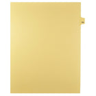 Markmaker - Intercalaires imprimes Legal, Chamois, 1/25th coupe, format lettre, sans trous, 25 tabs/PQT, 5 PQT/Boite, Numero 155-Intercalaires imprimes Legal