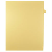 Markmaker - Intercalaires imprimes Legal, Chamois, 1/25th coupe, format lettre, sans trous, 25 tabs/PQT, 5 PQT/Boite, Numero 155-Intercalaires imprimes Legal
