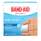 BAND-AID Brand® - Pansements AQUAFLEX®, formats assortis, paq. 60-Protection en mousse coussinée  