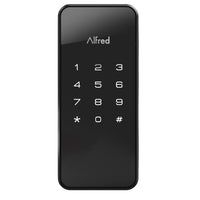 Alfred - DB1S Serrure de porte sans clé Smart Deadbolt - Noir-Comprend Bluetooth et écran tactile sans clé