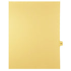 Markmaker - 25 tabs/PQT,5 PQT/Boite, Intercalaires imprimes Legal, Chamois, 1/15th coupe| format lettre, sans trous, Numero 115-Intercalaires imprimes Legal