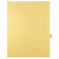 Markmaker - 25 tabs/PQT,5 PQT/Boite, Intercalaires imprimes Legal, Chamois, 1/15th coupe| format lettre, sans trous, Numero 115-Intercalaires imprimes Legal