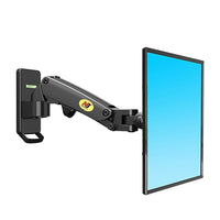 TV moniteur support mural Full Motion pivotant articulé pour écrans 17-27 po de North Bayou F120-B, Noir-Compatibilité: 17 à 27 po