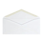 Staples - Enveloppes n° 10 à fenêtre avec rabats gommés, 4 1/8 x 9 1/2 po, 24 lb, blanc, boîte de 500-Fenêtre pratique sur le côté gauche qui affiche l'adresse