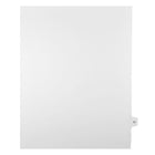 Mark Maker – Onglets séparateurs juridiques blancs, 1/15 onglets, format lettre, sans trous, numéro 58, 25/paquet-Onglets séparateurs blancs, 1/15 onglets