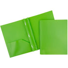 JAM Paper – Chemise biodégradable avec fermoir - vert lime - paquet de 12-Taille : 2,75 x 1,75 po