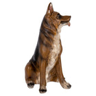 Figurine de chien berger, 8,5 po, brun-3