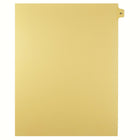 Markmaker - 25 tabs/PQT, 5 PQT/Boite, Intercalaires imprimes Legal, Chamois, 1/15th coupe| format lettre, sans trous, Numero 91-Intercalaires imprimes Legal
