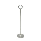 FuTECH - Porte-carte de table PCHC18, 8 po de haut, 10/paquet-Les pinces crocodile permettent d’afficher les cartes, les étiquettes de prix, les photos, les notes et les rappels, etc. Bases cylindriques moderne et robuste en acier inoxydable.
