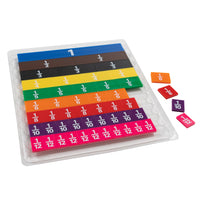 Tuiles de fractionnement Learning Advantage avec plateau, paquet de 52-51 pièces.