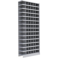 Metalware – Étagère enclenchable RK909, 15 tablettes, 36 x 18 x 88 (po), gris pâle-Système de tablettes ajustables offrant un espace de rangement solide, mais économique qui convient à vos besoins
