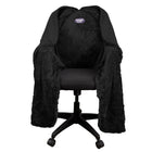 SnuggleBack - Couverture de Chaise - Noir-Se fixe à n'importe quelle chaise de bureau