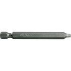 Apex - Embouts À Mandrin 1/4po Carrés À Empreinte Réduite, Carrée, Embout #1, Prise 1/4po, Longueur 1-15/16po, paquet de 36-Dimension de la prise 1/4po