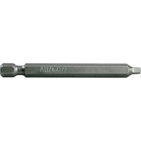 Apex - Embouts À Mandrin 1/4po Carrés À Empreinte Réduite, Carrée, Embout #1, Prise 1/4po, Longueur 1-15/16po, paquet de 36-Dimension de la prise 1/4po