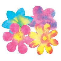 Roylco – Papier diffuseur de couleurs, forme de fleurs, 9 x 9 po, 80/paquet (R-2440)-4 ans et plus