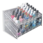 Azar Displays – Présentoir à cosmétiques 2 niveaux avec 14 compartiments, de comptoir, 6,5 x 12 x 8 (222987)-Chaque fente mesure 1 1/2 po