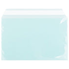 JAM Paper Pochette de cellophane, 5 3/7 x 8 5/8 po, aqua, 100/paquet-Dimensions : 5 3/7 haut. x 8 5/8 larg. x 1/5 prof. (po)