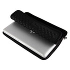 Housse de Protection Ordinateur, suède, Vangoddy Pochette PC Portable Ultrabook Sacoche Laptop Compatible 15,6 po, Noir-Dimensions du boîtier intérieur 15 X 10,25 pouces