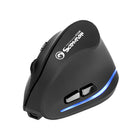 Marvo Scorpion Wireless 2.4Ghz, 2400DPI avec batterie rechargeable, lumière LED bleue, souris de jeu ergonomique pour droitier-Design haut de gamme avec un soutien optimal de la paume