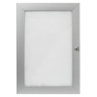 SECO - Étui de cadre d'affichage intérieur/extérieur verrouillable - 24 po l x 36 po H - Argent-Un boîtier verrouillable imperméable pour l'intérieur ou l'extérieur afin d'afficher des affiches, des images et des avis - peut être utilisé à l'intérieur et à l'extérieur