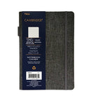 Cambridge - Cahier Bungee avec boucle pour stylo - 8 1/2 po x 6 po - gris clair-Reliure à cas