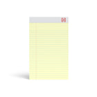 TRU RED - Bloc-notes à réglage étroit de 5 x 8 po, canari, 50 feuilles/bloc, paquet de 12-Les blocs à réglure étroite vous offrent plus de lignes pour écrire des renseignements importants