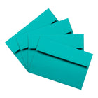 JAM Paper Enveloppes de pap. rec. avec ferm. gommée Brite Hue, format invitation, 5 1/2 x 8 1/8 po, bleu de mer, 100/paquet-Fermeture : gomme