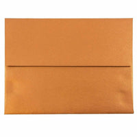 JAM Paper Enveloppe A2 Stardream, effet métallisé, cuivré, 50/paquet-Enveloppes cuivrées Stardream à effet métallisé