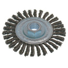 Osborn - Brosses Économiques À Fil Noués À Haute Vitesse Pour Cordons De Soudure, Dia. 5po, paquet de 4-Type d'utilisation Acier