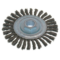 Osborn - Brosses Économiques À Fil Noués À Haute Vitesse Pour Cordons De Soudure, Dia. 5po, paquet de 4-Type d'utilisation Acier