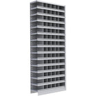 Metalware – Étagère enclenchable RK384, 15 tablettes, 36 x 18 x 88 (po), gris pâle-Système de tablettes ajustables offrant un espace de rangement solide, mais économique qui convient à vos besoins