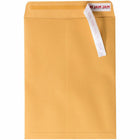 JAM Paper - Enveloppes haut de gamme à extrémité ouverte avec fermeture pelable et scellée - 9" x 12" - Manille Kraft brun - Paquet de 50-Couleur: Marron Kraft Manille
