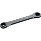Gray Tools – Clé plate polygonale à cliquet de 15 mm x 17 mm, 12 pans, fini chromé miroir-Taille : 15 x 17 mm